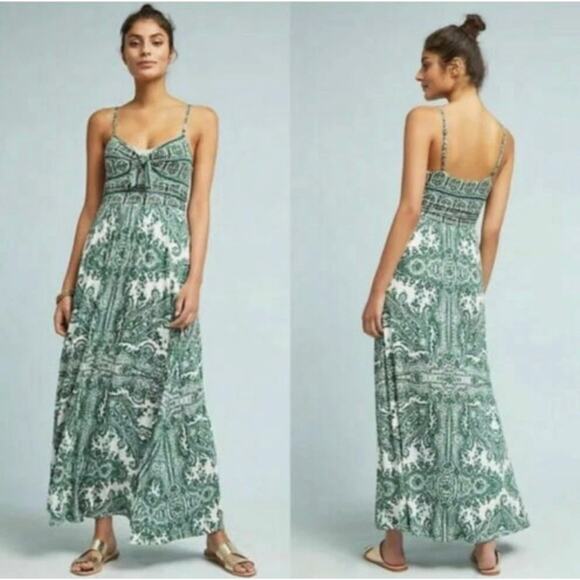 Moulinette Soeurs by Anthropologie Dresses & Skirts - Moulinette Soeurs Anthropologie Brisbane Maxi Dress Women's Medium Paisley Print